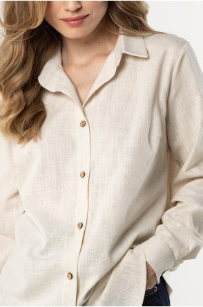 A768 Koszula - Kolor/wzór: Beż