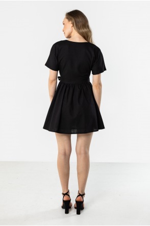 A769 Sukienka - Kolor/wzór: Czarny