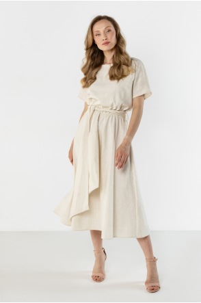 A770 Sukienka - Kolor/wzór: Beż