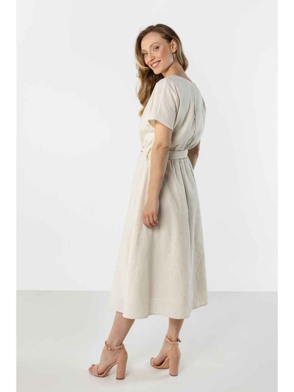 A770 Sukienka - Kolor/wzór: Beż - lewo