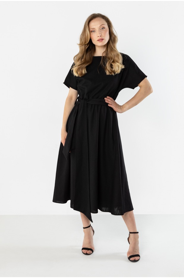 A770 Sukienka - Kolor/wzór: Czarny