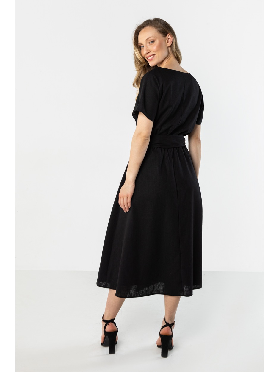 A770 Sukienka - Kolor/wzór: Czarny - lewo