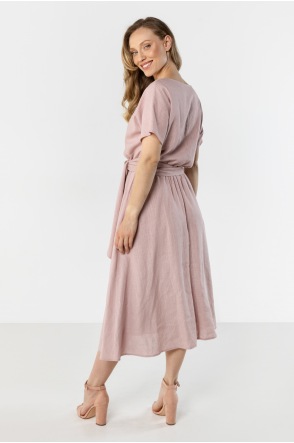 A770 Sukienka - Kolor/wzór: Brudny róż