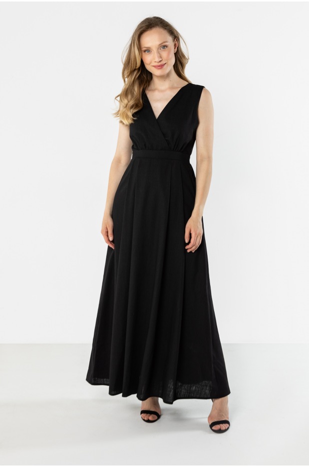 A771 Sukienka - Kolor/wzór: Czarny