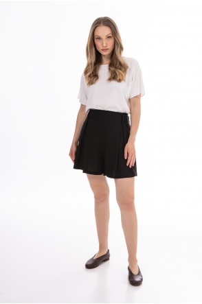 A774 Szorty - Kolor/wzór: Czarny