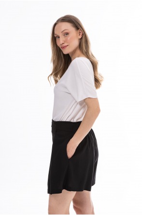 A774 Szorty - Kolor/wzór: Czarny