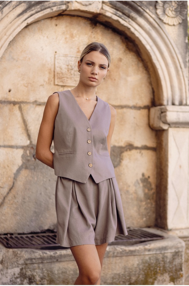 A774 Szorty - Kolor/wzór: Latte