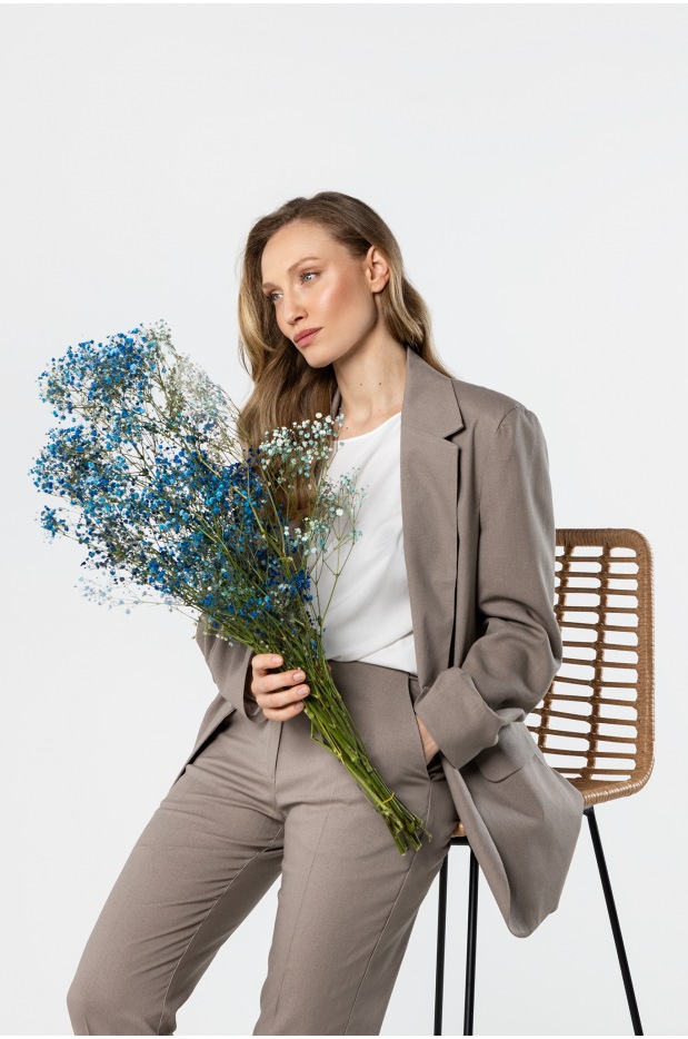 A776 Marynarka - Kolor/wzór: Latte